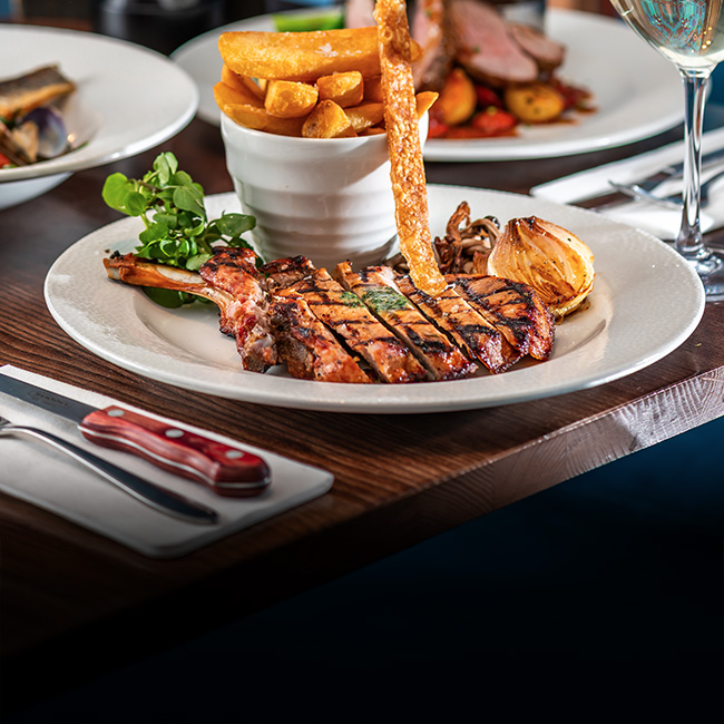 A La Carte menu at The Castle