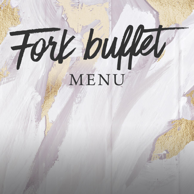 Fork buffet menu at The Castle